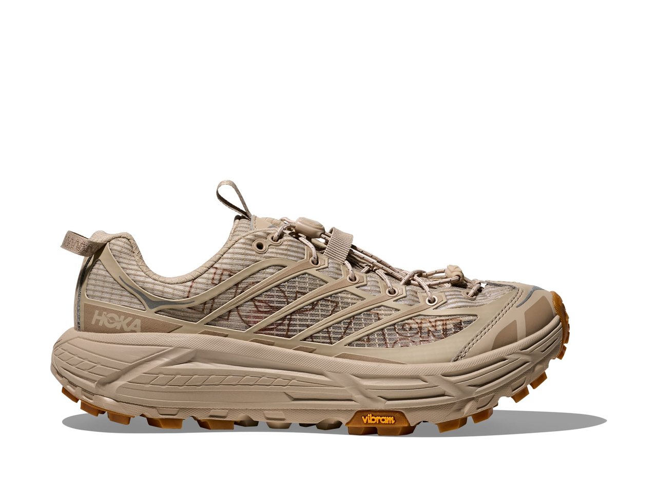 Shop Unisex Mafate Three2 Grid JP Raw Linen / Sand | HOKA AU