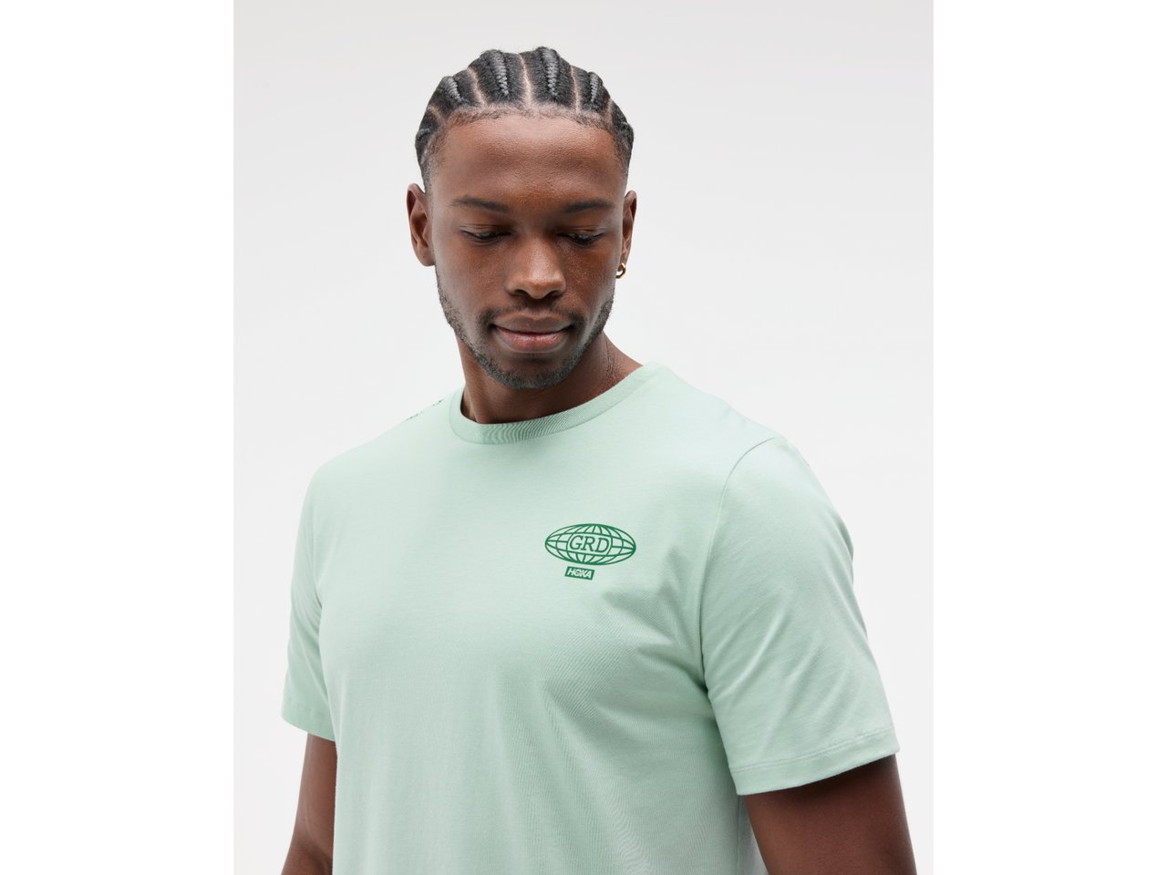 Shop Mens Core Logo CTN SS Tee SAGE | HOKA AU