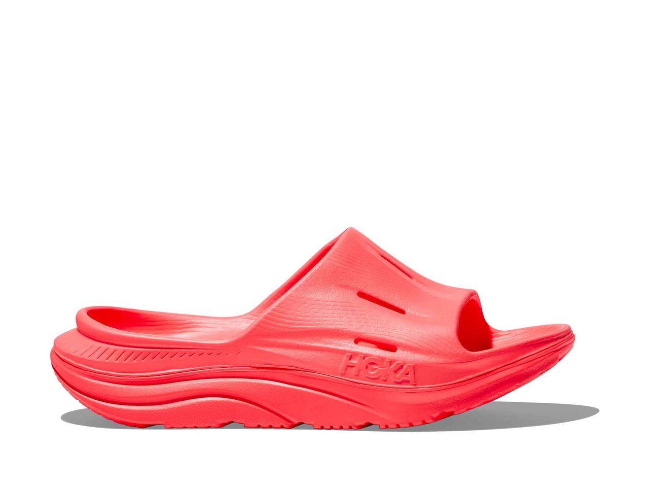 Shop Unisex Ora Recovery Slide 3 White/White | HOKA AU