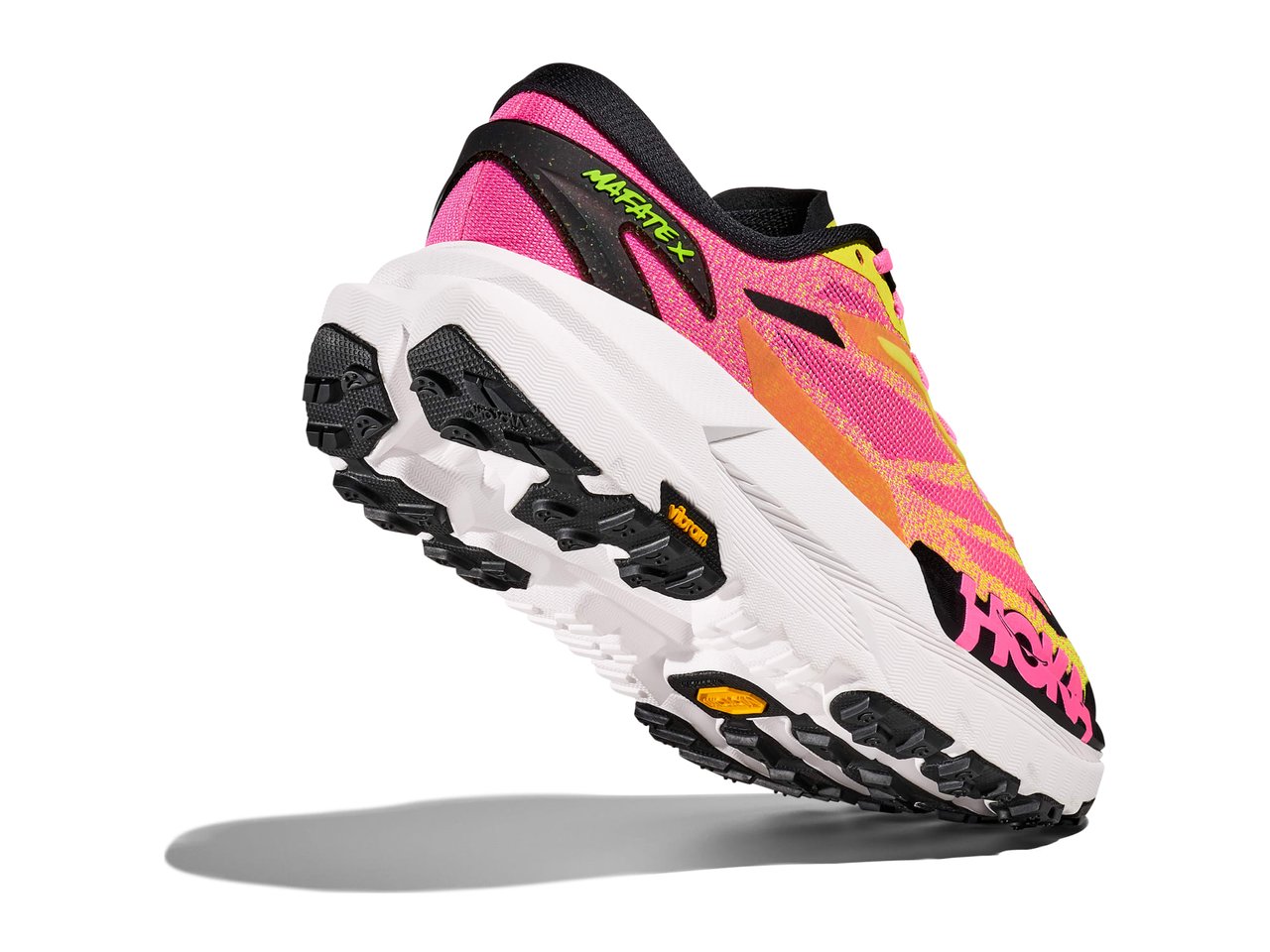 Shop Mens Mafate X Neon Hoka Citrus / Neon Rose | HOKA