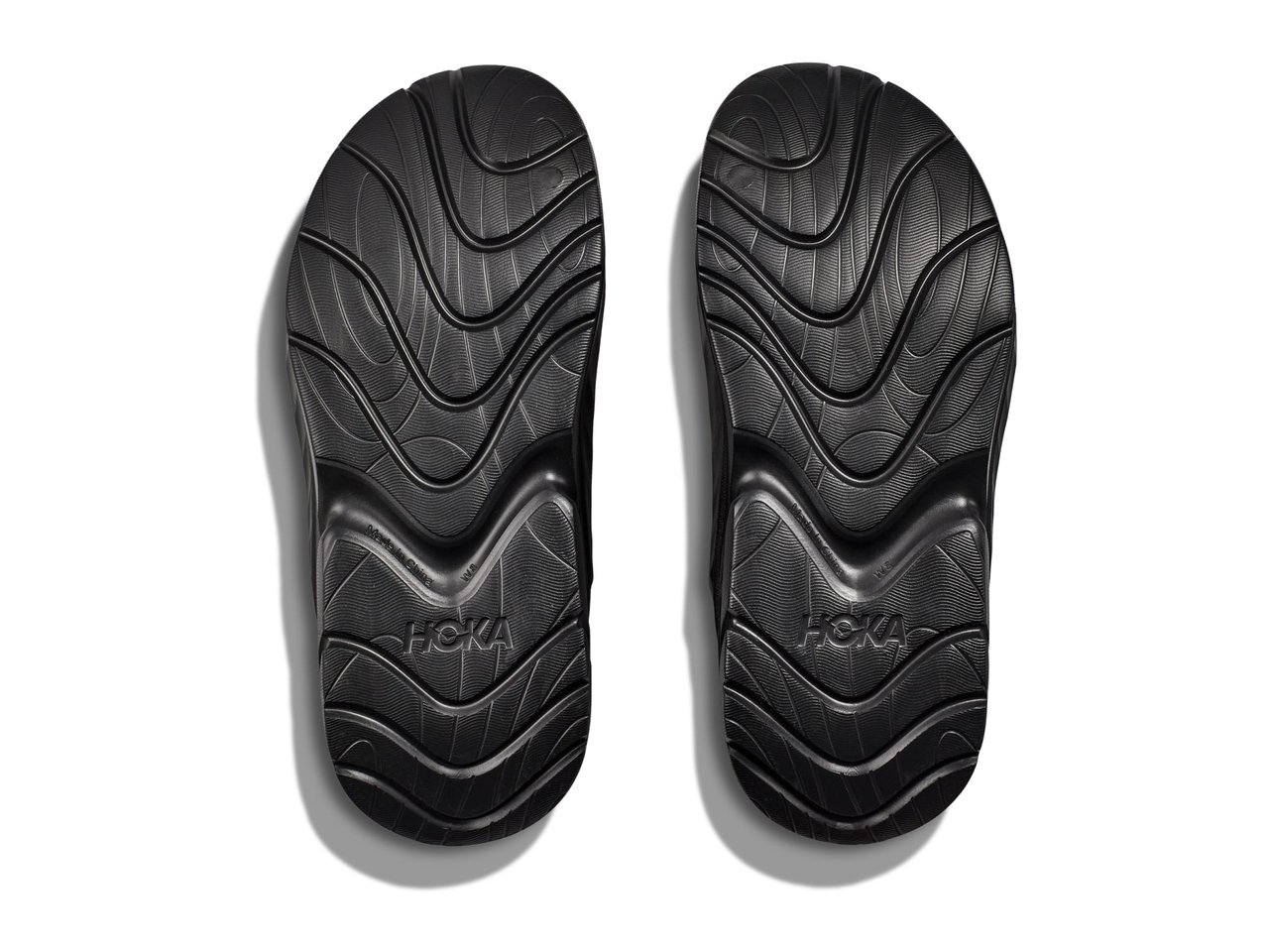 Shop Unisex Ora Recovery Mule Black / Black | HOKA