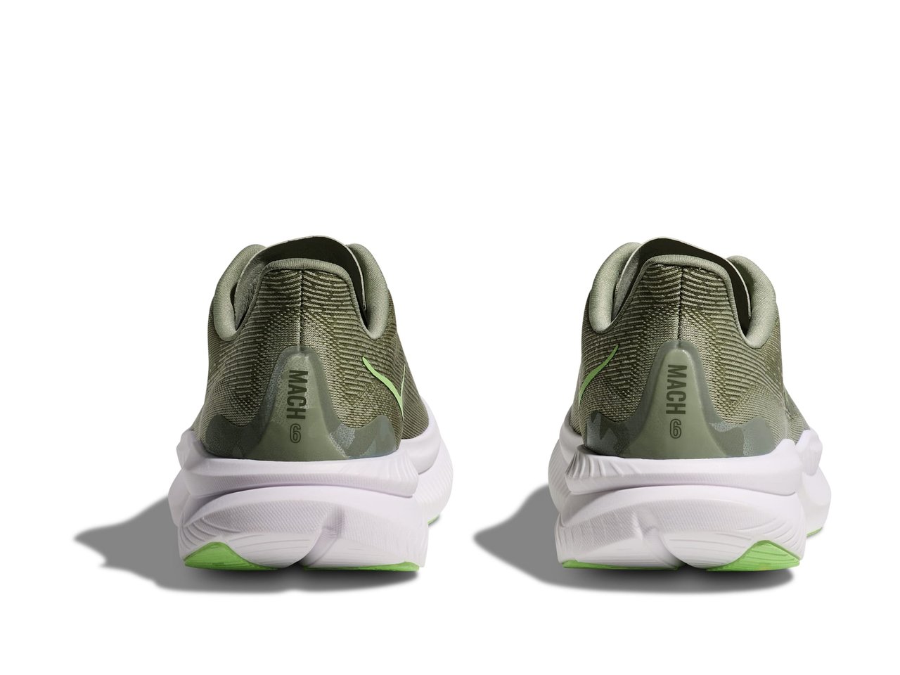 ラファエル・マジカ Shop Mens Mach 6 Forest Lichen/Tart Apple | HOKA