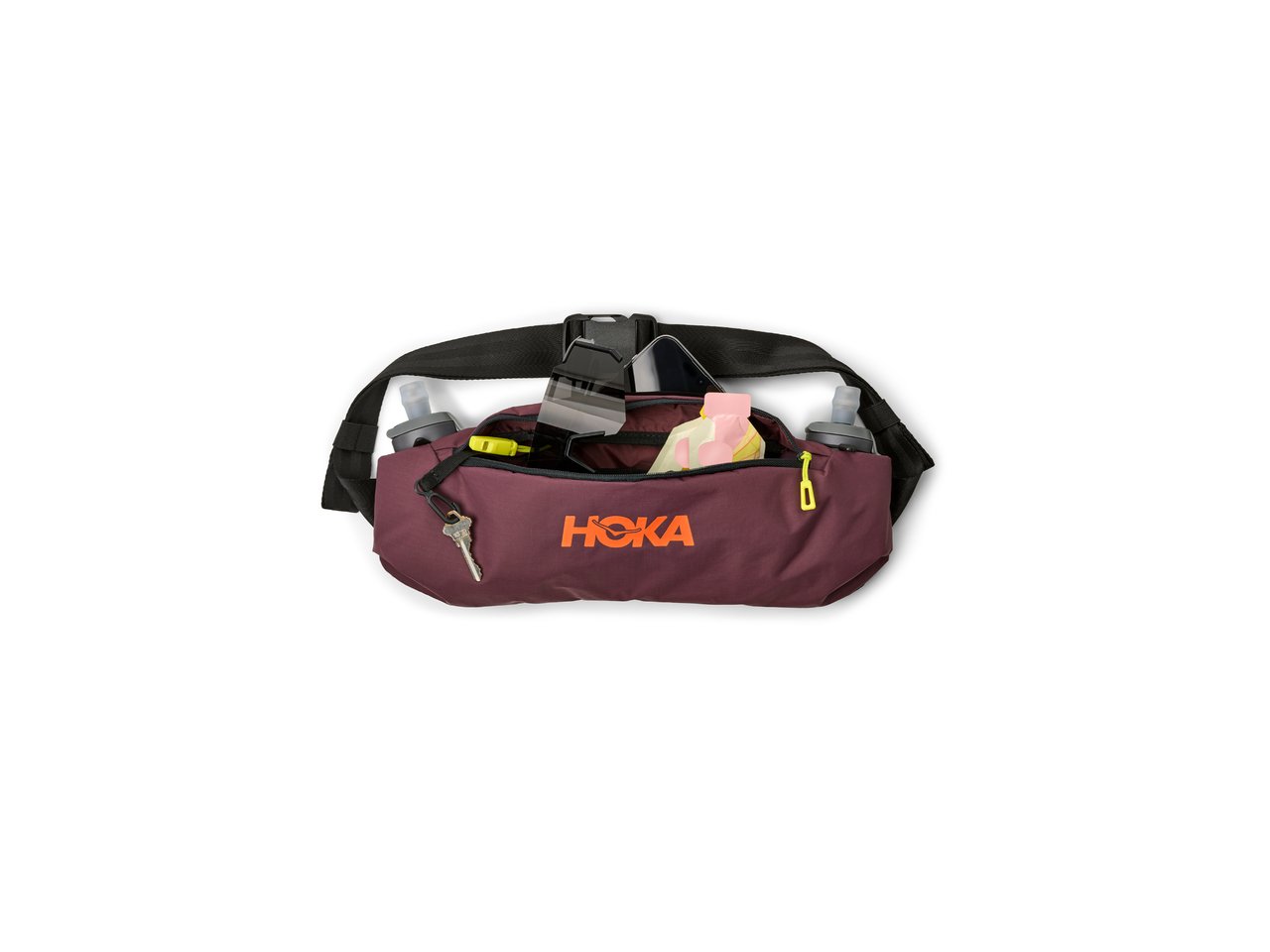 Shop Unisex Hip Pack 2.5L Black Cherry | HOKA AU