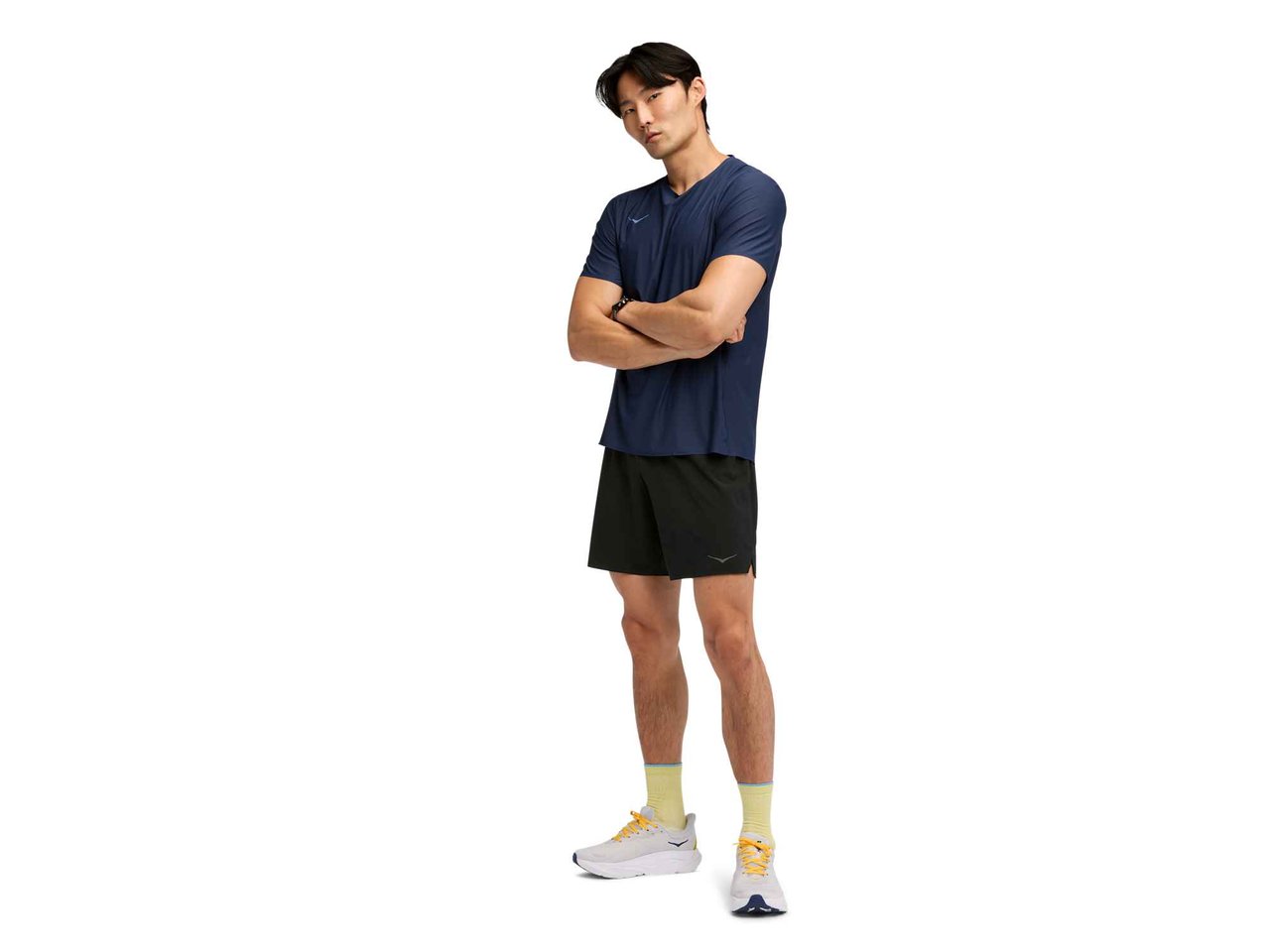 Shop Mens Glide 7'' Short 2in1 BLACK | HOKA AU