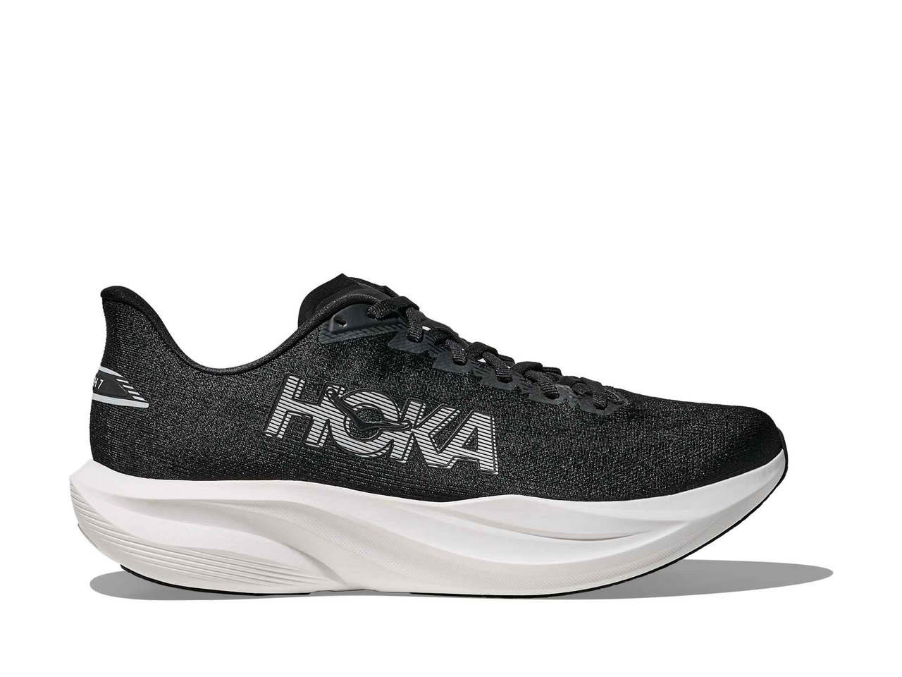 Shop Womens Mach 7 wide Black / White | HOKA