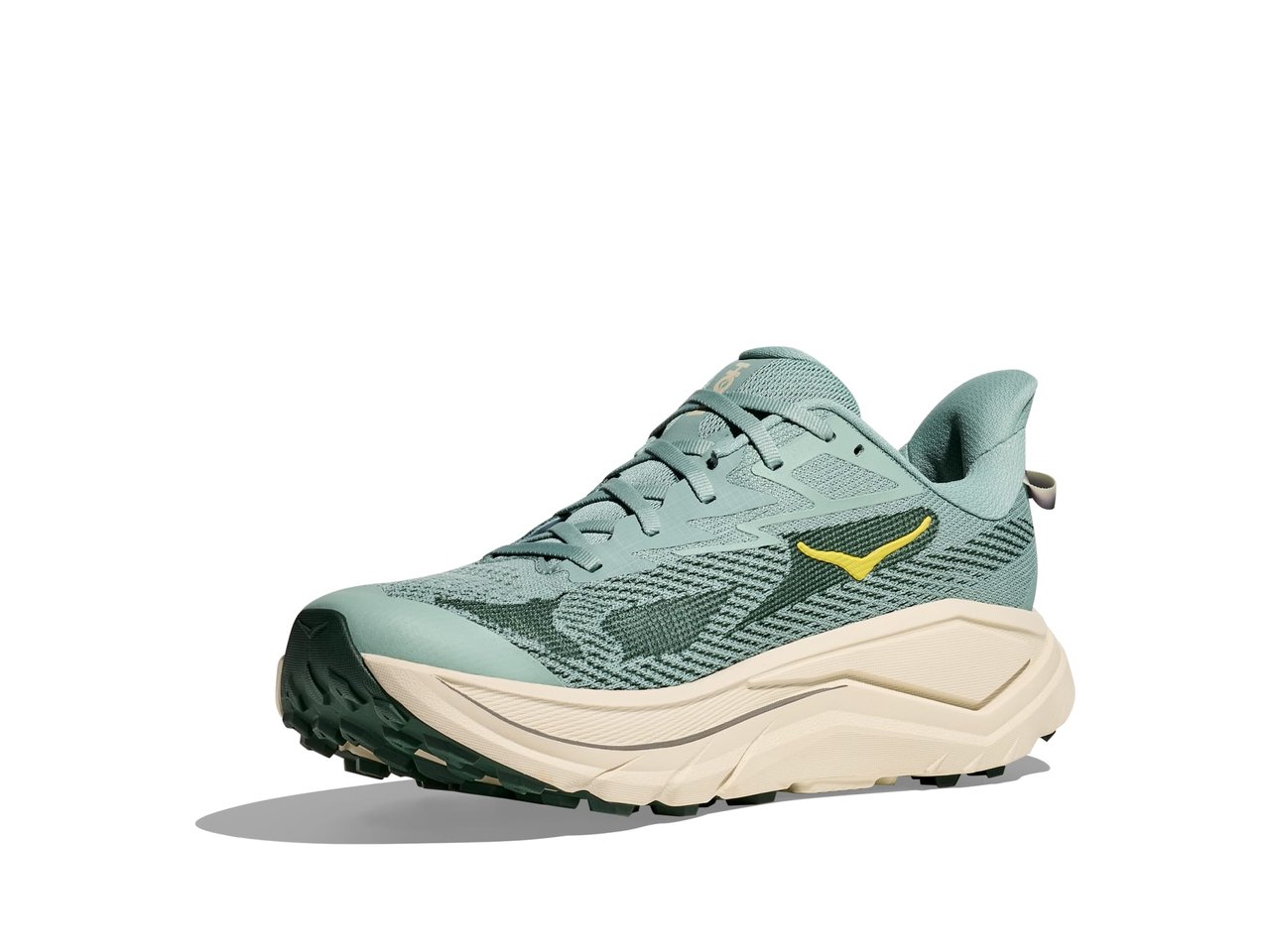 Shop Mens Challenger 8 Jade / Truffle Salt | HOKA