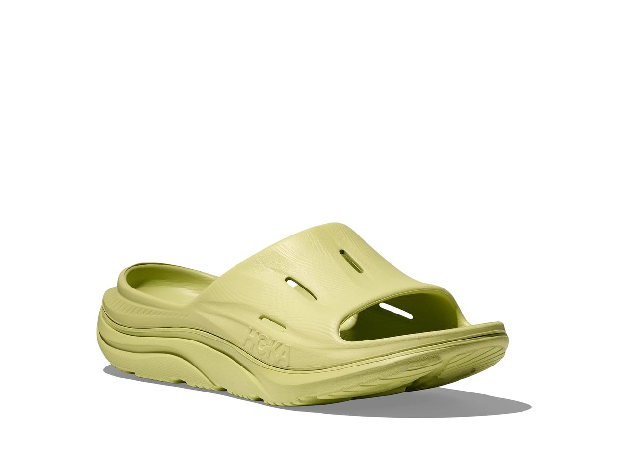 Shop Unisex Ora Recovery Slide 3 Honeydew / Honeydew | HOKA AU