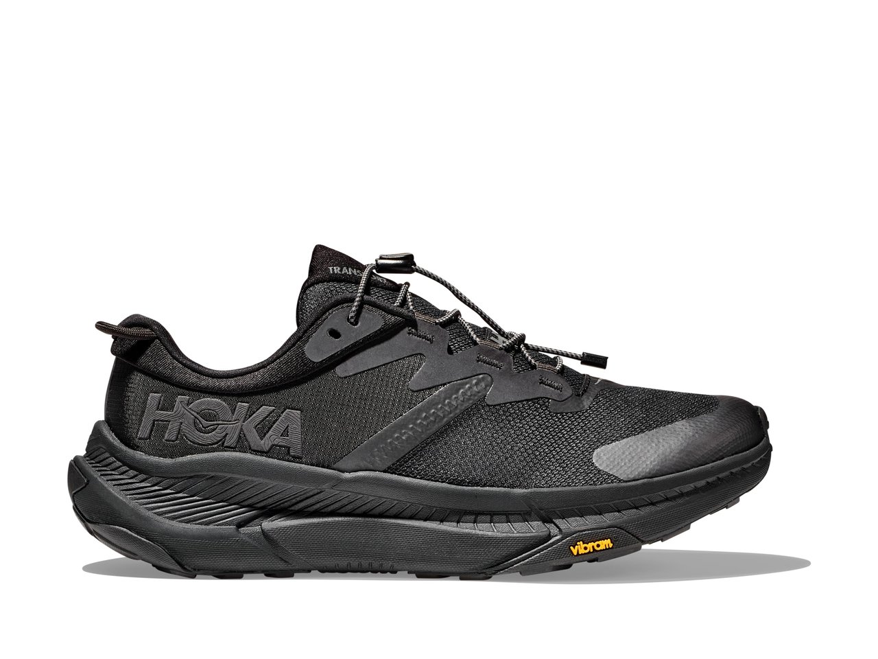 Shop Mens Transport Wide Black / Black | HOKA