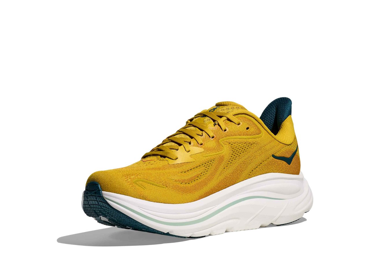 Shop Mens Clifton 10 Yellow Gold / Tidal Wave | HOKA