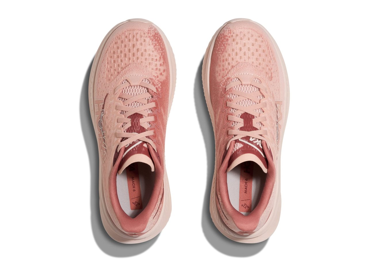 Shop Womens Mach 6 Rose Latte / Blush | HOKA