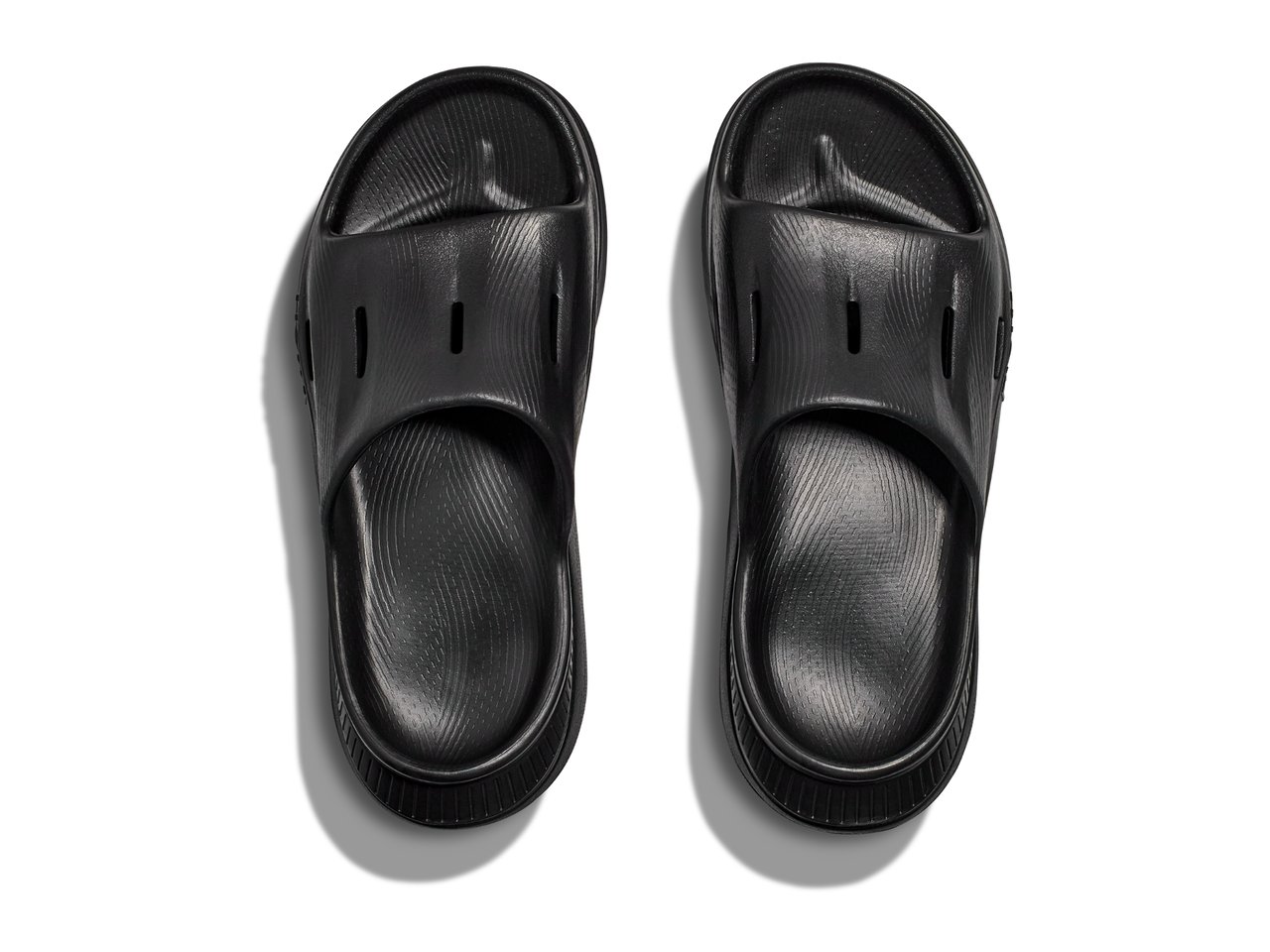 Shop Unisex Ora Recovery Slide 3 Black/Black | HOKA AU