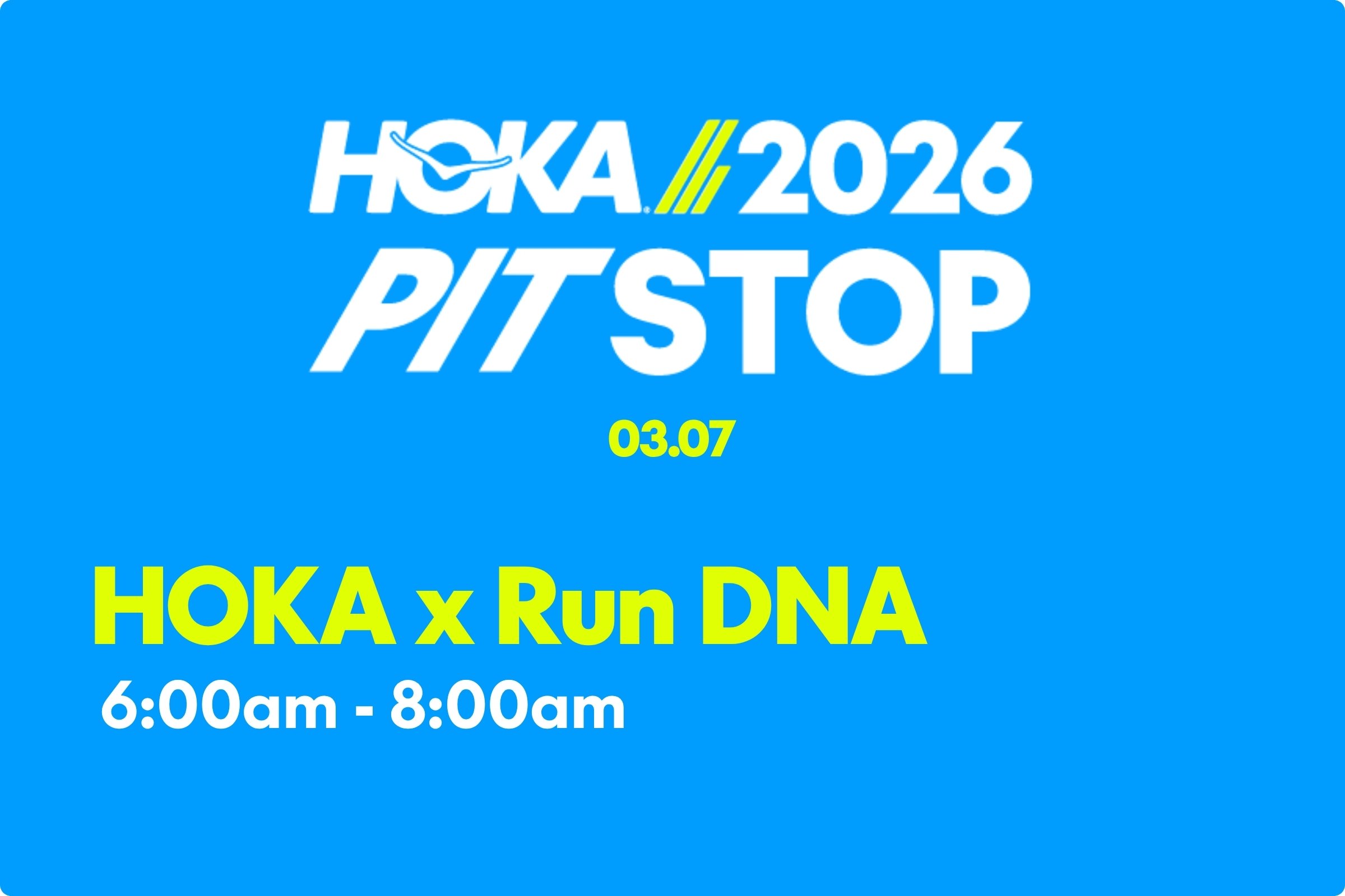 HOKA x Run DNA