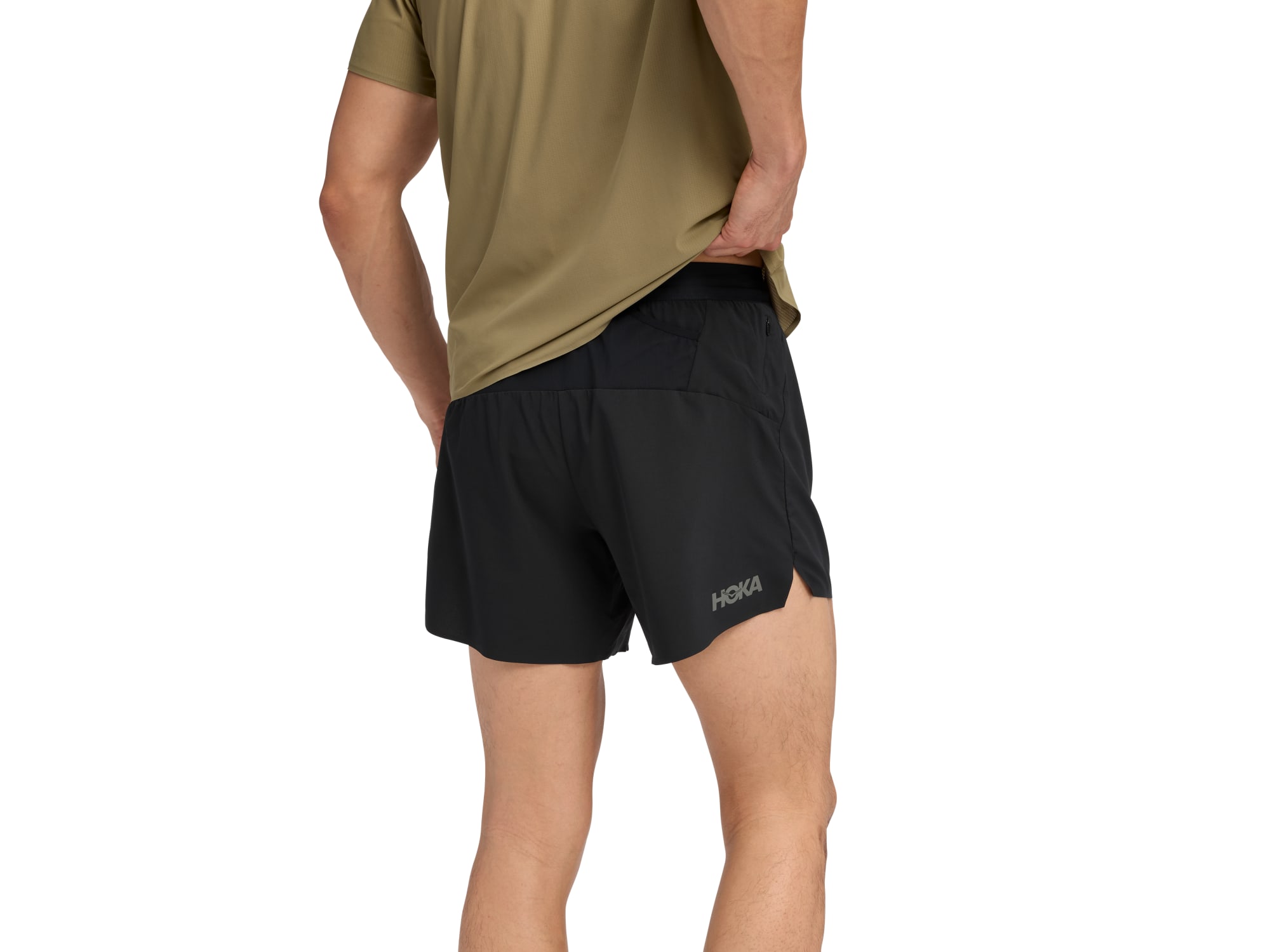 Shop Mens Glide 5'' Short w/ Brief Black | HOKA