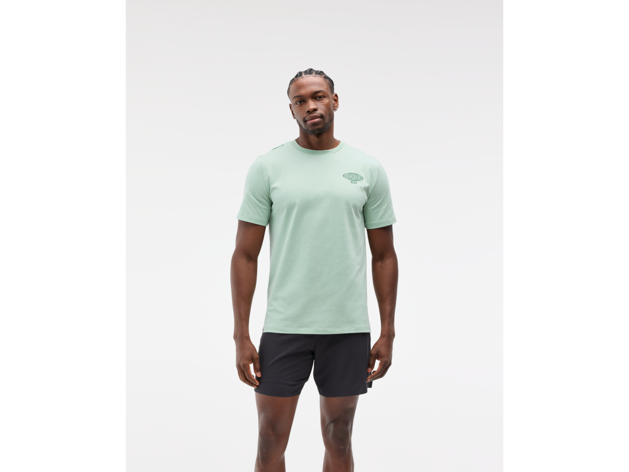Shop Mens Core Logo CTN SS Tee SAGE | HOKA AU