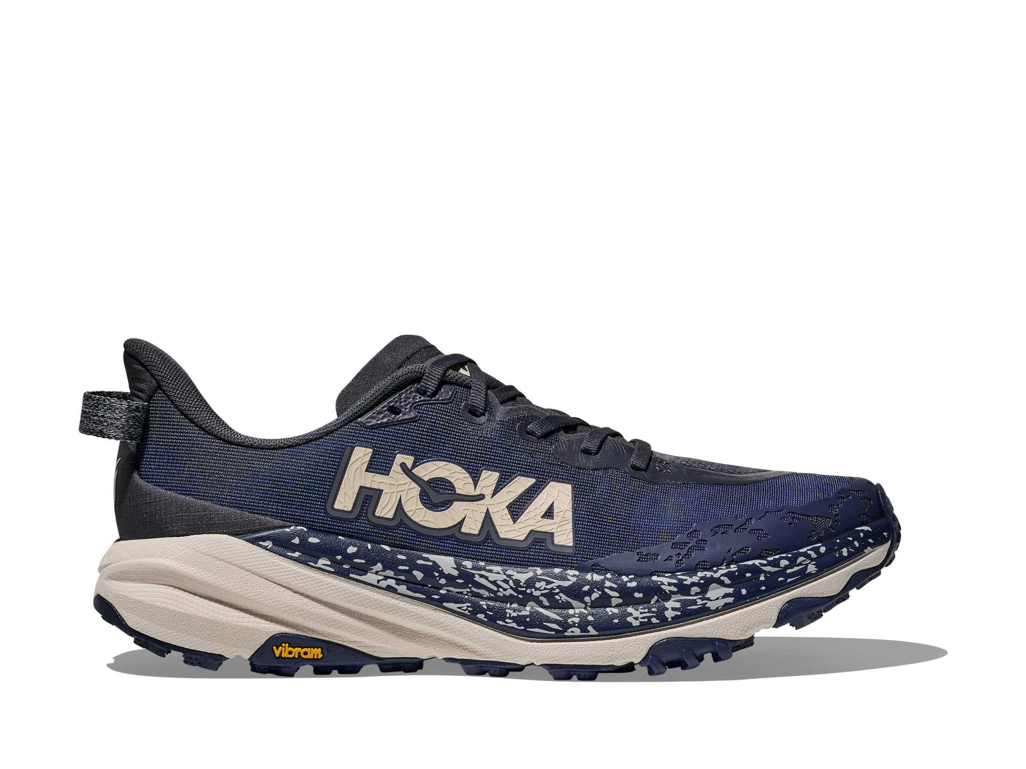 Shop Mens Speedgoat 6 Wide Charcoal Grey / Midnight Blue | HOKA