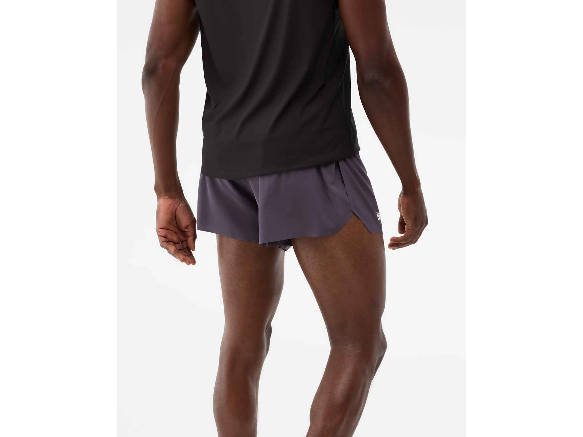 Shop Mens Race Day Split Short SQUID INK | HOKA