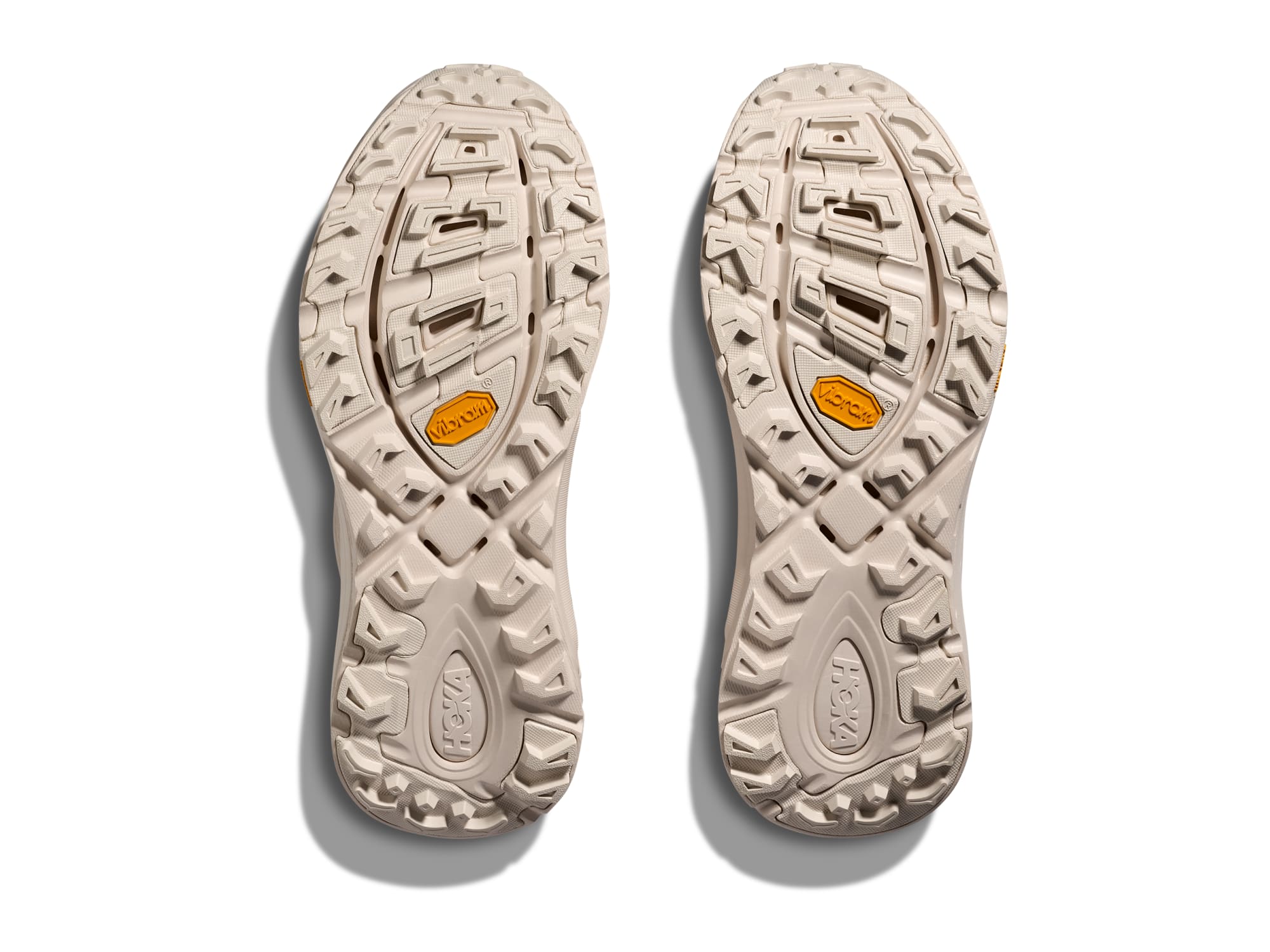 Shop Unisex Mafate Three2 Grid Rose Cream / Stucco | HOKA