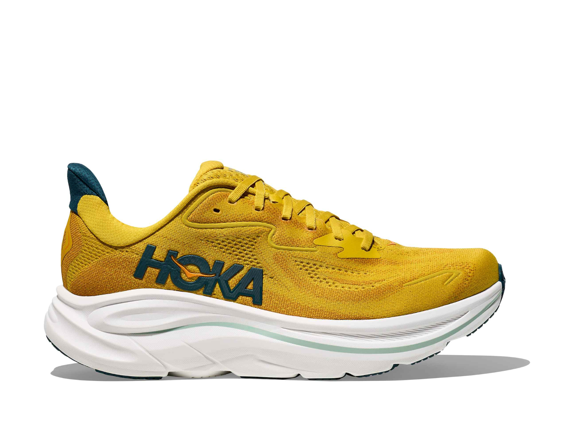 Shop Mens Clifton 10 Yellow Gold / Tidal Wave | HOKA